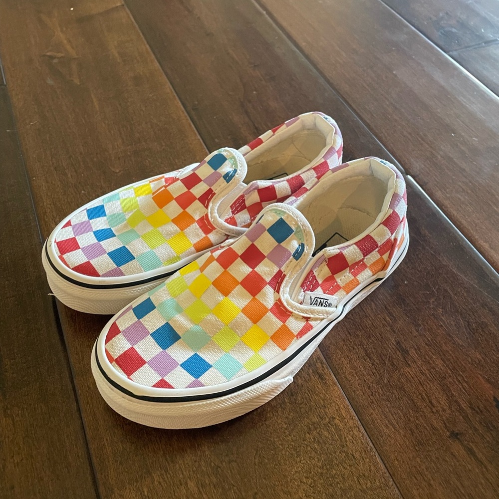 Kids Rainbow Vans